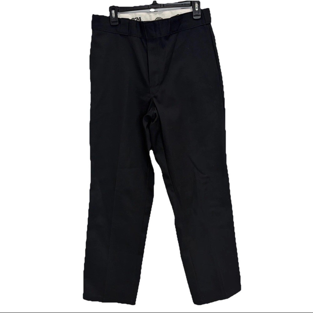 Dickies 874 Original Fit Flex Black Pants Mens Size 38x30